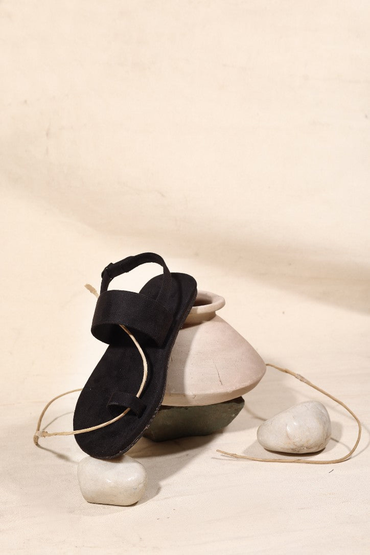 Zoo Toe-Ring Vegan Suede Sandals Men - Image 3 - Paaduks